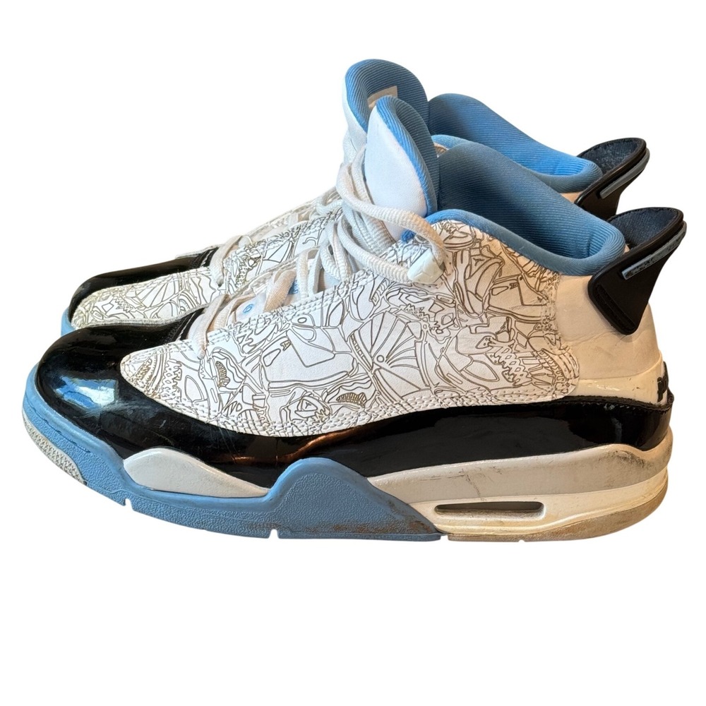Jordan Dub Zero GS Kids 5.5Y White University Blue Laser Sneaker DV1360-114